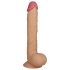 Lovetoy King-Size: přísavkový realistický dildo - 25cm (naturál)