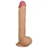 Lovetoy King-Sized - realistický dildo s přísavkou - 25 cm - tělová barva