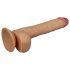 Lovetoy King-Size: přísavkový realistický dildo - 25cm (naturál)