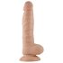 Lovetoy Real Extreme - přísavkový dildo - 21 cm (natur)