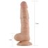 Lovetoy Real Extreme - přísavkový dildo - 21 cm (natur)