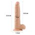 Lovetoy Real Extreme - dildo s přísavkou - 24 cm