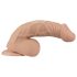 Lovetoy Real Extreme - přísavkový dildo - 23 cm (přírodní)