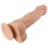 Lovetoy Real Extreme - přísavkový dildo - 23 cm (přírodní)