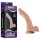 Lovetoy Real Extreme - dildo na bod G - 21 cm - tělová barva