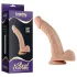 Lovetoy Real Extreme - dildo na bod G - 21 cm - tělová barva