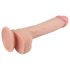 Realistický Dildo Lovetoy 21 cm - Světlý, s přísavkou