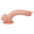 Realistický Dildo Lovetoy 21 cm - Světlý, s přísavkou