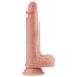 Lovetoy Nature - realistický dvojvrstvý penis - 20 cm (přírodní)