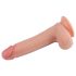 Lovetoy Nature - realistický dvojvrstvý penis - 20 cm (přírodní)