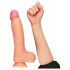 Realistický dvojvrstvý dildo - 25cm (naturál)