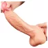 Lovetoy Nature Cock - realistický dvouvrstvý dildo - 25 cm - tělová barva