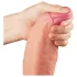 Lovetoy Nature Cock - realistické dildo - dvouvrstvé - 28 cm - tělová barva