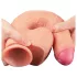 Lovetoy Nature Cock - realistické dildo - dvouvrstvé - 28 cm - tělová barva
