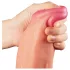Lovetoy Nature Cock - realistické dildo - dvouvrstvé - 30 cm - tělová barva