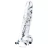 Lovetoy Flawless Clear - dildo s přísavkou - 19 cm (průhledné)
