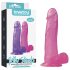 Lovetoy Jelly Studs - přísavný dildo 20cm (růžový)
