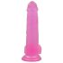 Lovetoy Jelly Studs - přísavný dildo 20cm (růžový)