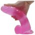 Lovetoy Jelly Studs - přísavný dildo 20cm (růžový)
