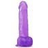 Lovetoy - dildo s přísavkou - 20 cm - fialová