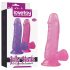 Jelly Studs přísavné dildo 15cm růžové