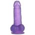 Lovetoy Jelly Studs - přísavkový dildo - 15cm (fialový)