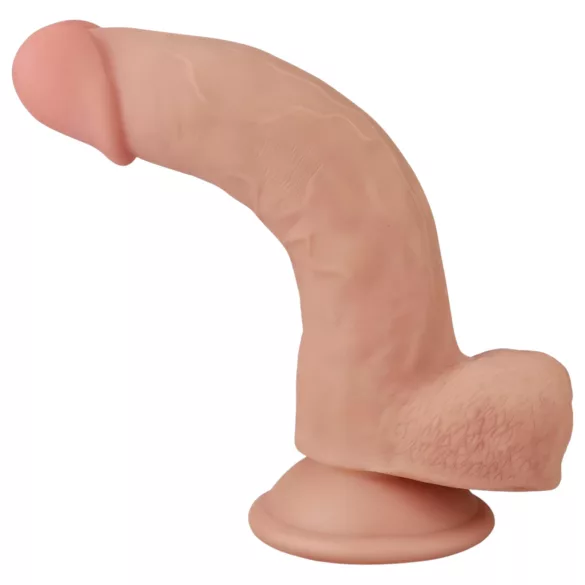 Lovetoy - realistický dildo - dvouvrstvý - 21 cm - tělový