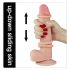 Lovetoy Sliding-Skin - dvouvrstvé dildo - 21cm (přírodní)