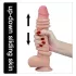 Lovetoy - realistický dildo - dvouvrstvý - 23 cm - tělová barva