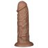 Lovetoy Chubby - realistické dildo s přísavkou - 25 cm (naturální)