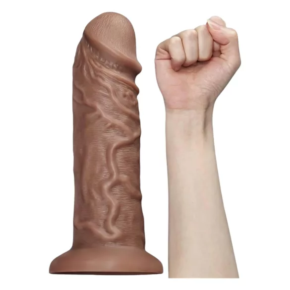 Lovetoy - realistické dildo s přísavkou - 25 cm - tělová barva