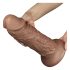 Lovetoy Chubby - realistické dildo s přísavkou - 25 cm (naturální)