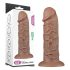 Lovetoy Chubby - realistické dildo s přísavkou - 25 cm (naturální)