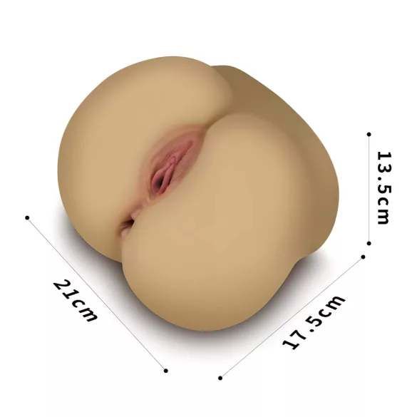 Lovetoy Streetgirl's 4 - umělá vagína a anál torzo (tělová barva)
