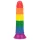 Lovetoy Prider - realistické dildo - 19 cm - duhová