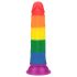 Lovetoy Prider - realistické dildo - 19cm (duhové)