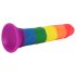 Lovetoy Prider - realistické dildo - 19cm (duhové)