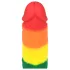 Lovetoy Prider - realistické dildo - 19 cm - duhová