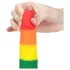 Lovetoy Prider - realistické dildo - 19 cm - duhová