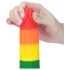 Lovetoy Prider - realistický dildo s varlaty - 20cm (duhový)
