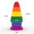 Duha anál plug Lovetoy Prider - 15cm pro hrdé okamžiky