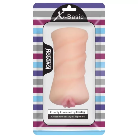 Lovetoy X-Basic - umělá vagína masturbátor (tělová barva)