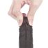 Lovetoy Sliding-Skin - realistický dvouvrstvý dildo - 18cm (hnědý)