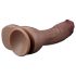 Lovetoy Nature Cock - dvojitá vrstva realistického dilda - 26cm (přírodní)