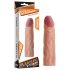 Lovetoy Pleasure X-tender - návlek na penis, 19 cm (přírodní)