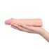 Lovetoy Pleasure X-tender - návlek na penis, 19 cm (přírodní)