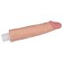 Lovetoy Pleasure X-tender - návlek na penis, 19 cm (přírodní)