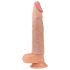 Lovetoy Pleasure X-tender - návlek na penis, 19 cm (přírodní)