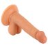 Mr. Rude - realistický dildo s přísavkou, 17 cm (přírodní)