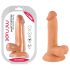 Mr. Rude - realistický dildo s přísavkou, 17 cm (přírodní)